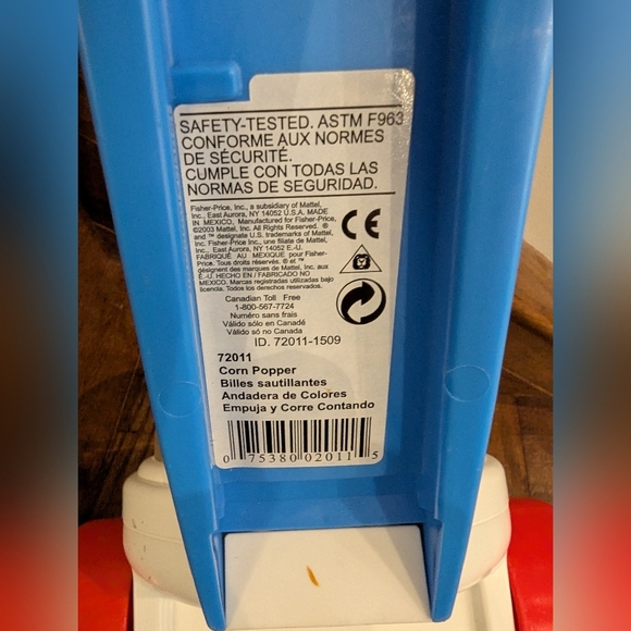 Fisher Price Blue Push Popper Toy - Picture 5 of 8